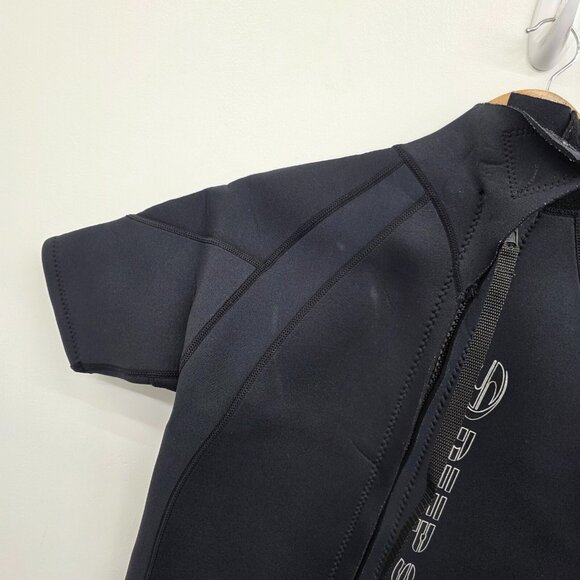 Deep See Mens S Black Short Sleeve Wetsuit Neoprene Surf Swim Diving Suit - Picture 7 of 16